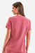 Onna NN300 Unisex Limitless Stretch V-Neck Scrub Top w/ Pocket Calm Pink Model Back