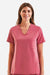 Onna NN300 Unisex Limitless Stretch V-Neck Scrub Top w/ Pocket Calm Pink Model Front