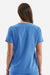 Onna NN300 Unisex Limitless Stretch V-Neck Scrub Top w/ Pocket Ceil Blue Model Back