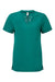 Onna NN300 Unisex Limitless Stretch V-Neck Scrub Top w/ Pocket Clean Green Flat Front