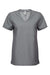 Onna NN300 Unisex Limitless Stretch V-Neck Scrub Top w/ Pocket Dynamo Grey Flat Front