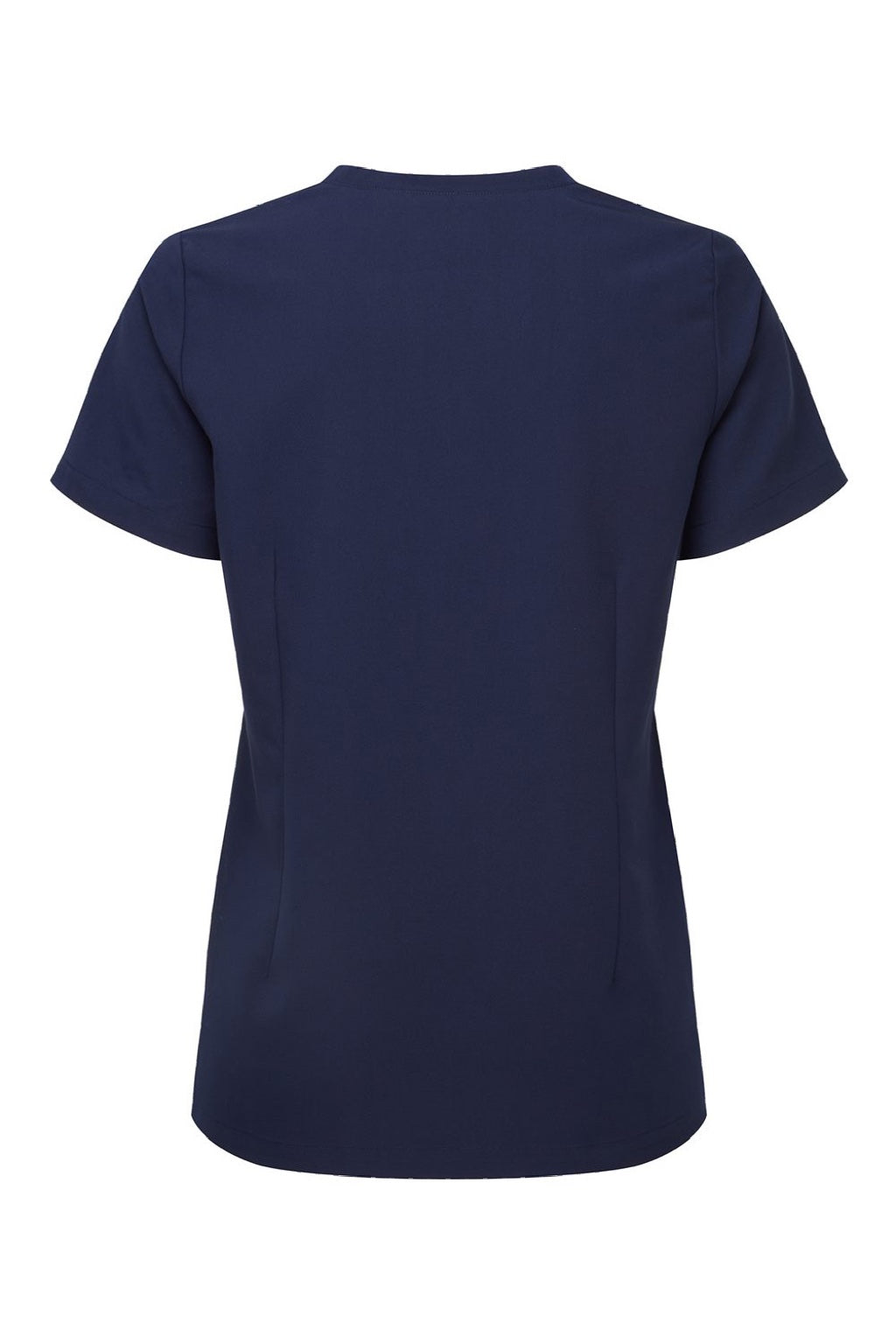 Onna NN300 Unisex Limitless Stretch V-Neck Scrub Top w/ Pocket Navy Blue Flat Back