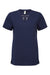 Onna NN300 Unisex Limitless Stretch V-Neck Scrub Top w/ Pocket Navy Blue Flat Front
