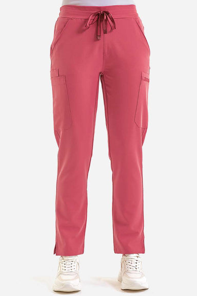 Onna NN600 Unisex Relentless Stretch Cargo Scrub Pants Calm Pink Model Front