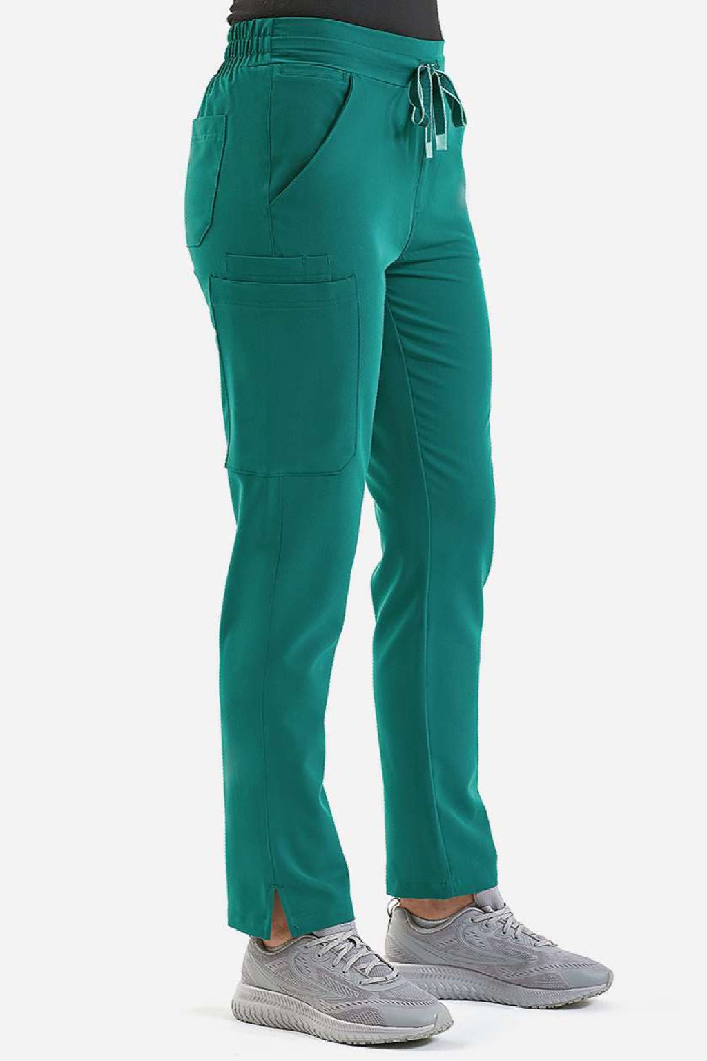 Onna NN600 Unisex Relentless Stretch Cargo Scrub Pants Clean Green Model Side