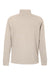 North End NE200 Mens Rhythm Waffle 1/4 Zip Sweatshirt w/ Pouch Pocket Oatmeal Flat Back