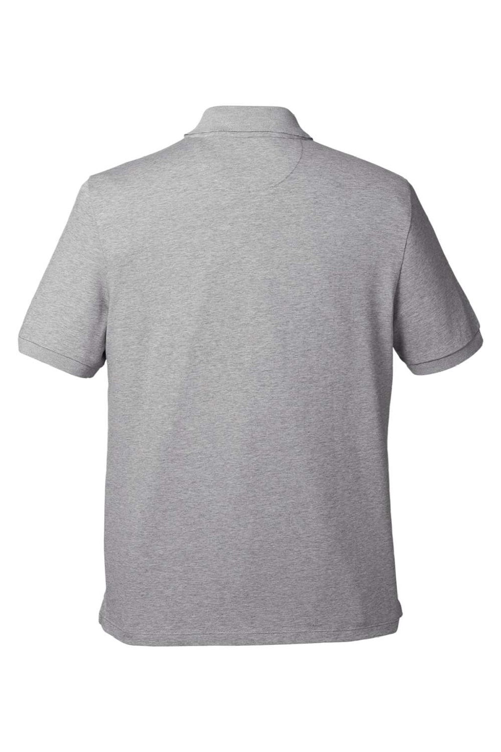 Vineyard Vines G011147 Mens Edgartown Pique Short Sleeve Polo Shirt Barracuda Grey Flat Back