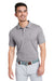 Vineyard Vines G011147 Mens Edgartown Pique Short Sleeve Polo Shirt Barracuda Grey Model Front