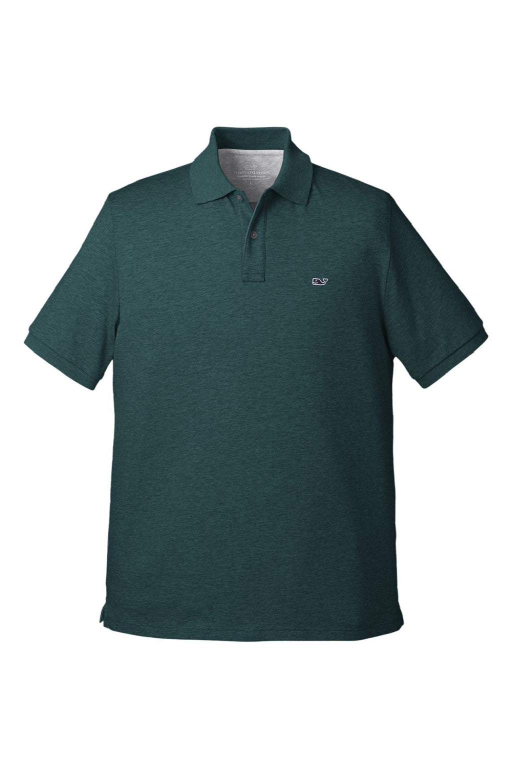 Vineyard Vines G011147 Mens Edgartown Pique Short Sleeve Polo Shirt Charleston Green Flat Front