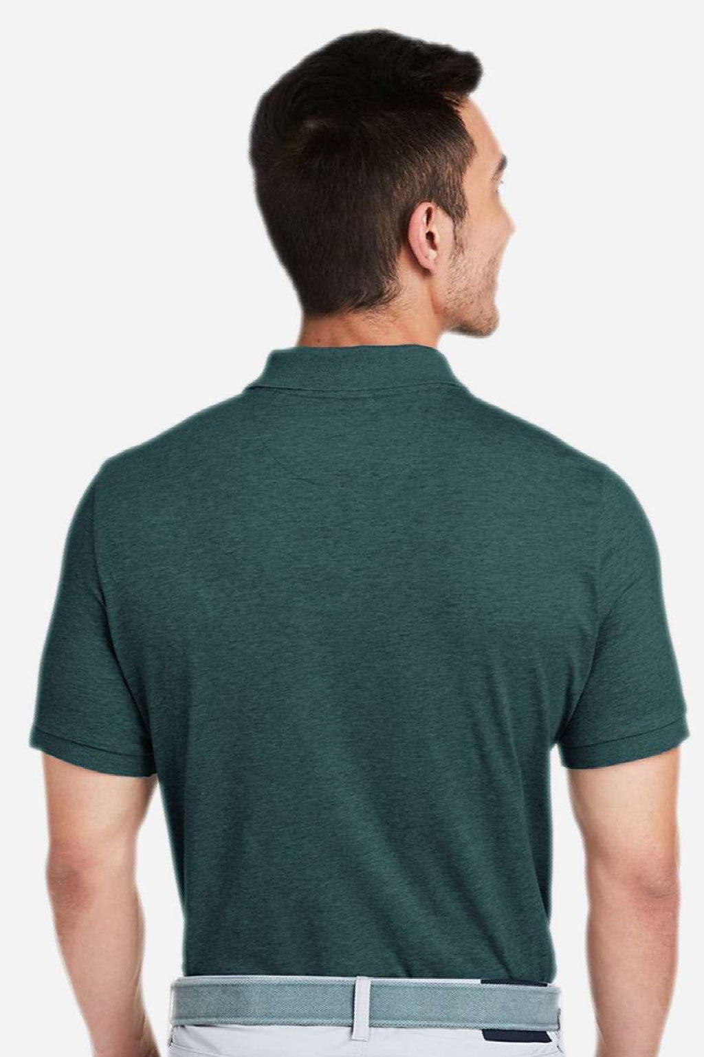 Vineyard Vines G011147 Mens Edgartown Pique Short Sleeve Polo Shirt Charleston Green Model Back