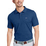 Vineyard Vines Mens Edgartown Pique Moisture Wicking Short Sleeve Polo Shirt - Deep Bay Blue - New