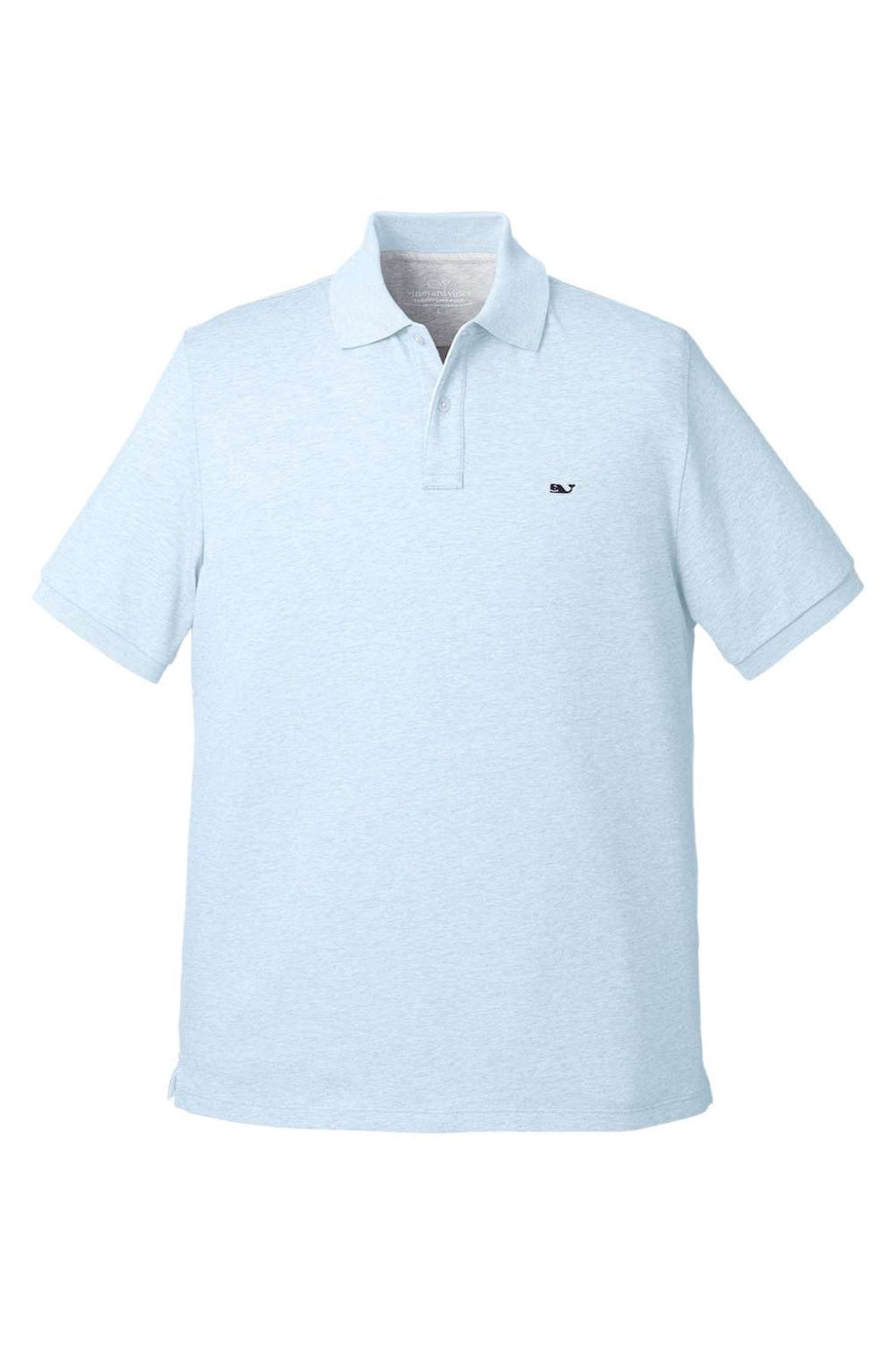 Vineyard Vines G011147 Mens Edgartown Pique Short Sleeve Polo Shirt Jake Blue Flat Front