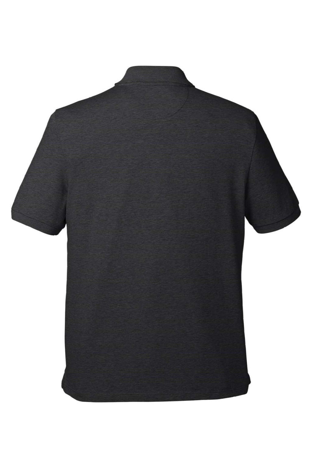 Vineyard Vines G011147 Mens Edgartown Pique Short Sleeve Polo Shirt Jet Black Flat Back