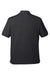 Vineyard Vines G011147 Mens Edgartown Pique Short Sleeve Polo Shirt Jet Black Flat Back
