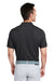 Vineyard Vines G011147 Mens Edgartown Pique Short Sleeve Polo Shirt Jet Black Model Back
