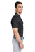 Vineyard Vines G011147 Mens Edgartown Pique Short Sleeve Polo Shirt Jet Black Model Side