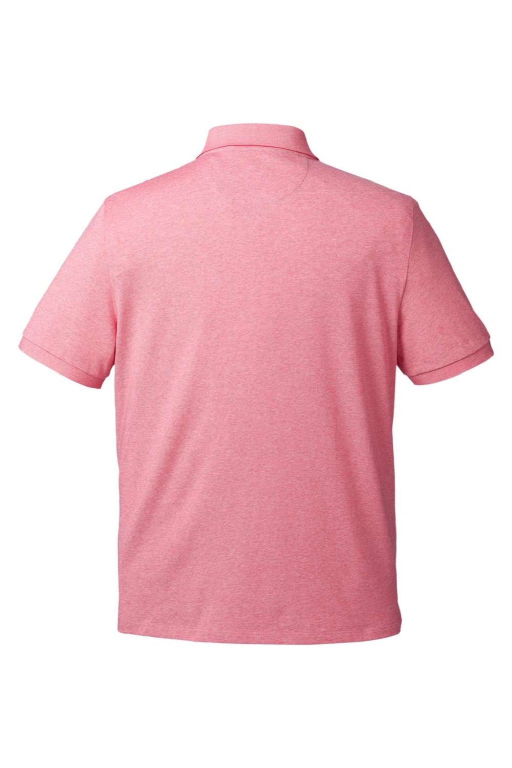 Vineyard Vines G011147 Mens Edgartown Pique Short Sleeve Polo Shirt Lobster Reef Pink Flat Back