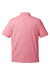 Vineyard Vines G011147 Mens Edgartown Pique Short Sleeve Polo Shirt Lobster Reef Pink Flat Back