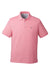 Vineyard Vines G011147 Mens Edgartown Pique Short Sleeve Polo Shirt Lobster Reef Pink Flat Front