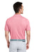 Vineyard Vines G011147 Mens Edgartown Pique Short Sleeve Polo Shirt Lobster Reef Pink Model Back