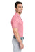 Vineyard Vines G011147 Mens Edgartown Pique Short Sleeve Polo Shirt Lobster Reef Pink Model Side