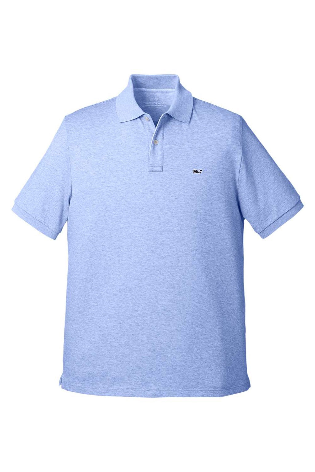 Vineyard Vines G011147 Mens Edgartown Pique Short Sleeve Polo Shirt Tide Blue Flat Front