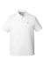Vineyard Vines G011147 Mens Edgartown Pique Short Sleeve Polo Shirt White Cap Flat Front