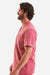 Onna NN200 Unisex Limitless Stretch V-Neck Scrub Top w/ Pocket Calm Pink Model Side