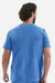 Onna NN200 Unisex Limitless Stretch V-Neck Scrub Top w/ Pocket Ceil Blue Model Back