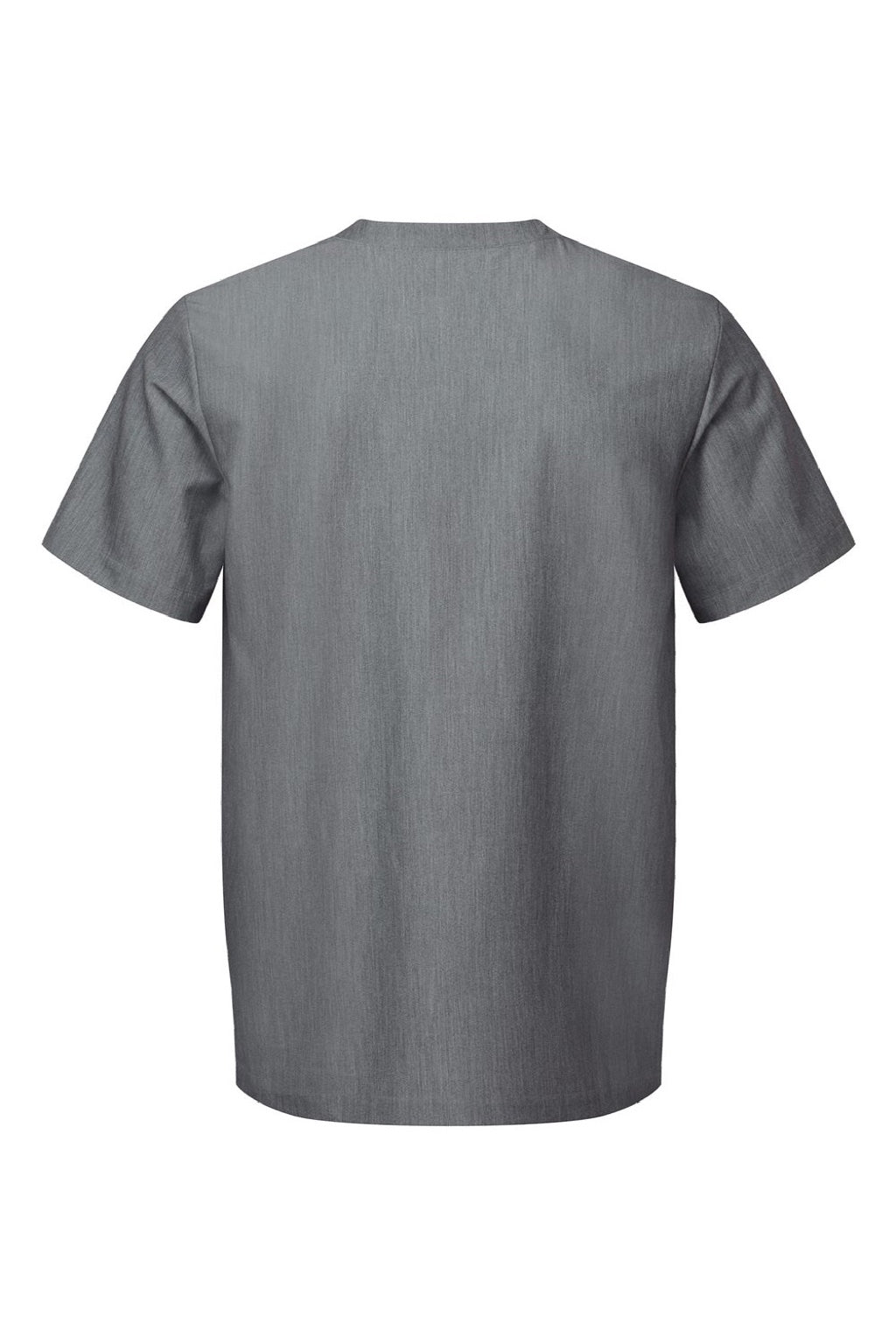 Onna NN200 Unisex Limitless Stretch V-Neck Scrub Top w/ Pocket Dynamo Grey Flat Back
