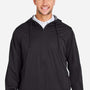 North End Mens Network Lightweight Full Zip Hooded Jacket - Heather Black - Coming Soon