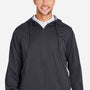 North End Mens Network Lightweight Full Zip Hooded Jacket - Heather Carbon Grey - Coming Soon