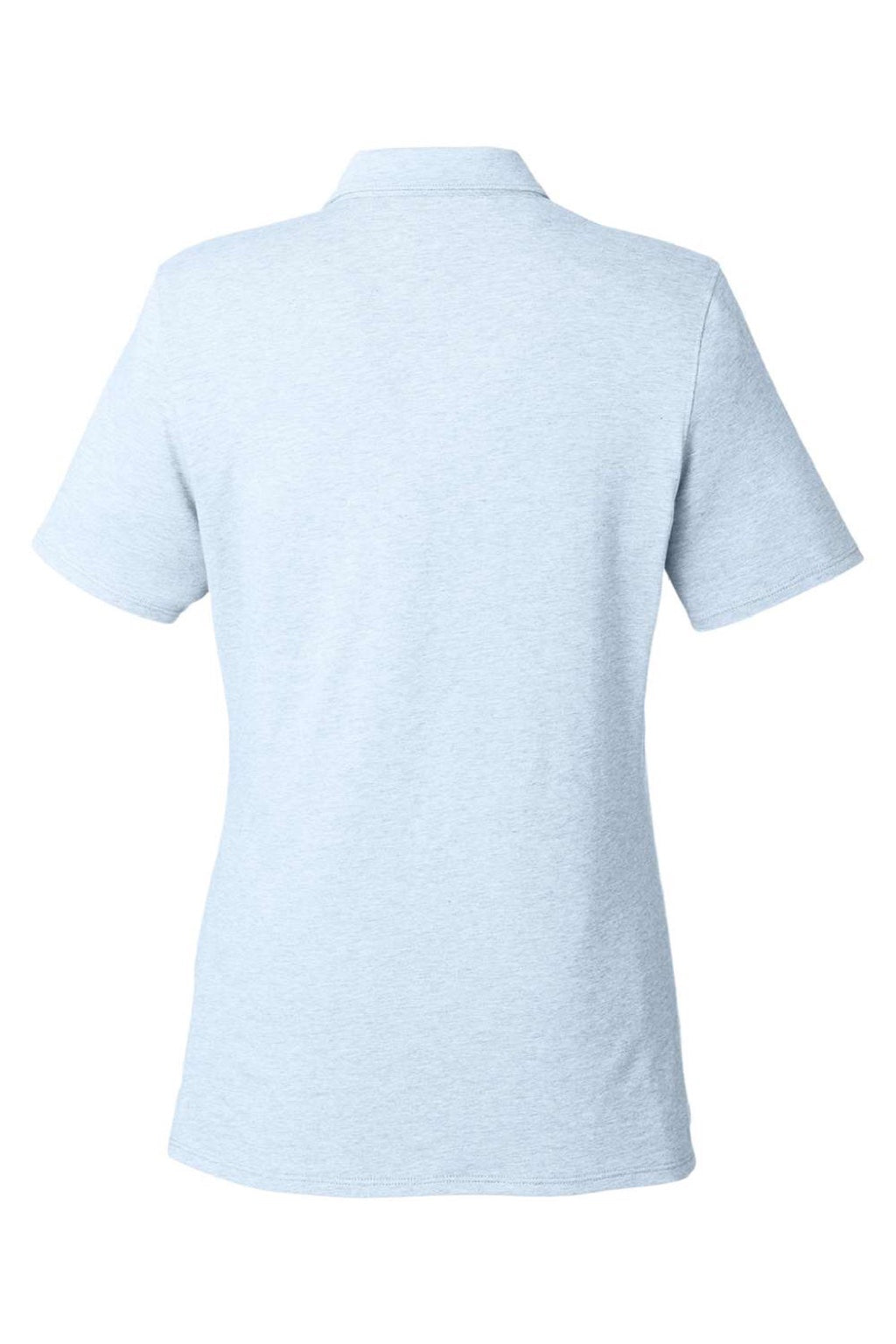 Vineyard Vines G001189 Womens Edgartown Pique Short Sleeve Polo Shirt Jake Blue Flat Back