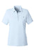 Vineyard Vines G001189 Womens Edgartown Pique Short Sleeve Polo Shirt Jake Blue Flat Front