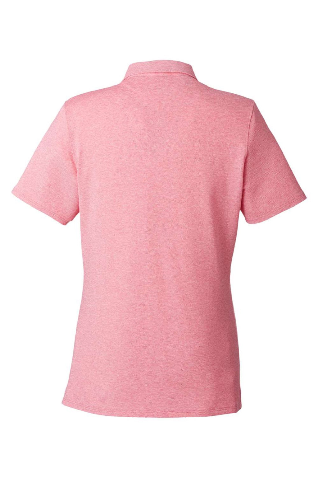 Vineyard Vines G001189 Womens Edgartown Pique Short Sleeve Polo Shirt Lobster Reef Pink Flat Back
