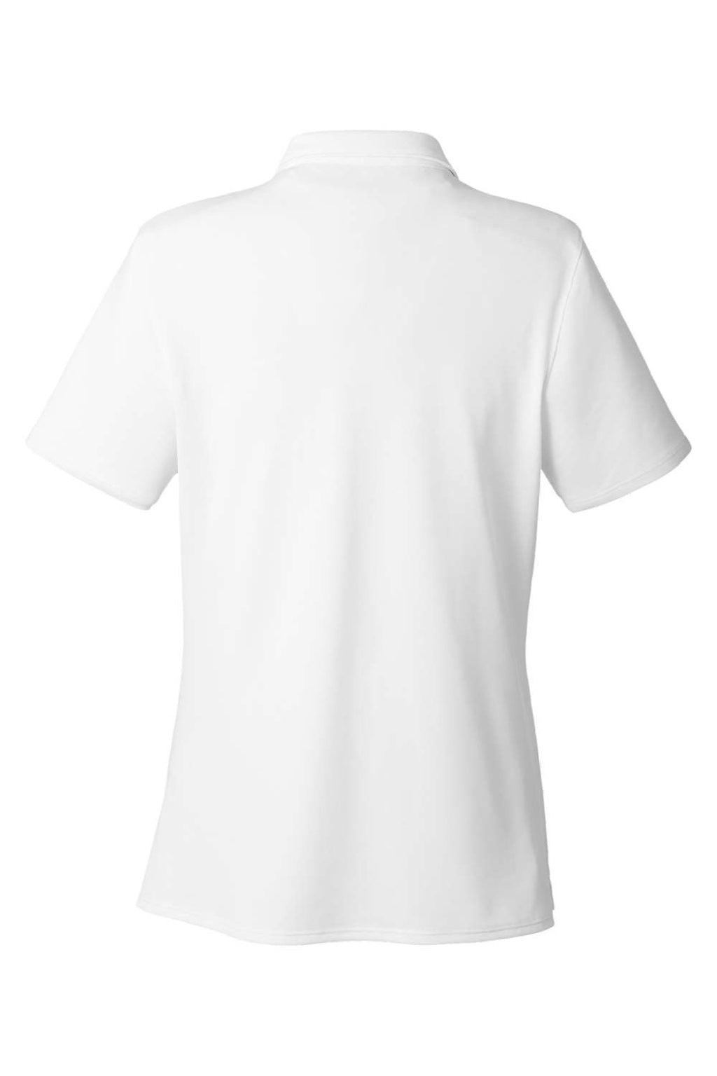 Vineyard Vines G001189 Womens Edgartown Pique Short Sleeve Polo Shirt White Cap Flat Back