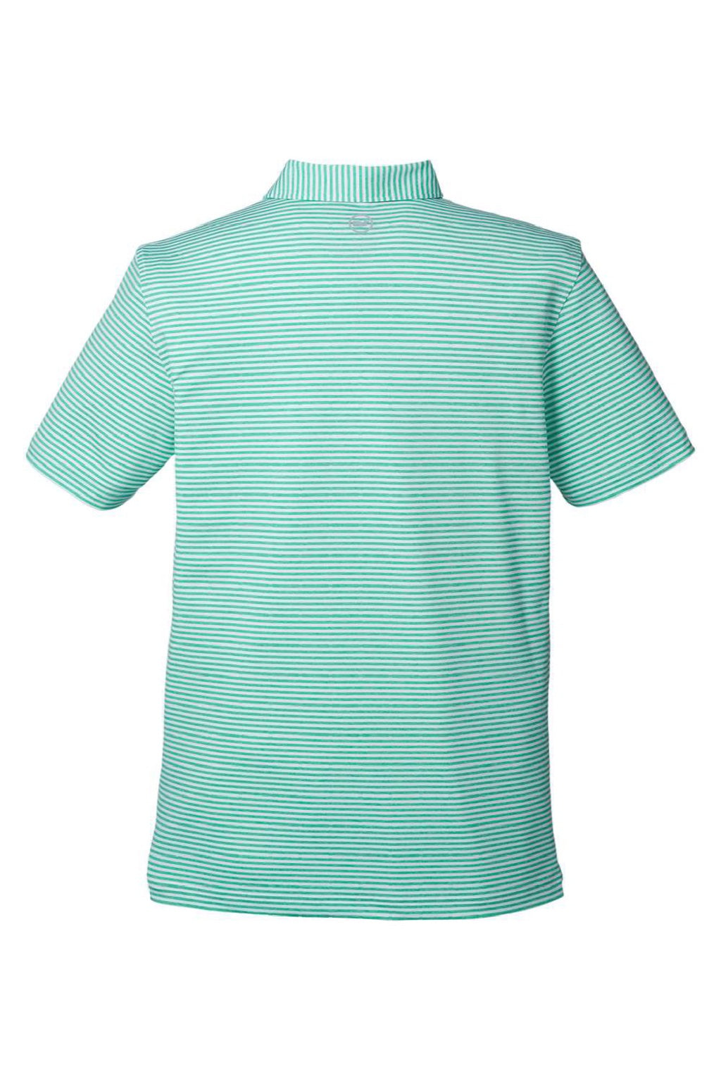 Vineyard Vines G011145 Mens Heathered Winstead Sankaty Short Sleeve Polo Shirt Antigua Green Flat Back