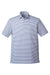 Vineyard Vines G011145 Mens Heathered Winstead Sankaty Short Sleeve Polo Shirt Kingfisher Flat Front