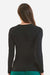 Onna NN370 Womens Unstoppable Long Sleeve Fresh Underscrub Base Layer Black Model Back