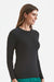 Onna NN370 Womens Unstoppable Long Sleeve Fresh Underscrub Base Layer Black Model Side