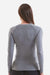 Onna NN370 Womens Unstoppable Long Sleeve Fresh Underscrub Base Layer Heather Grey Model Back