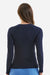 Onna NN370 Womens Unstoppable Long Sleeve Fresh Underscrub Base Layer Heather Navy Blue Model Back