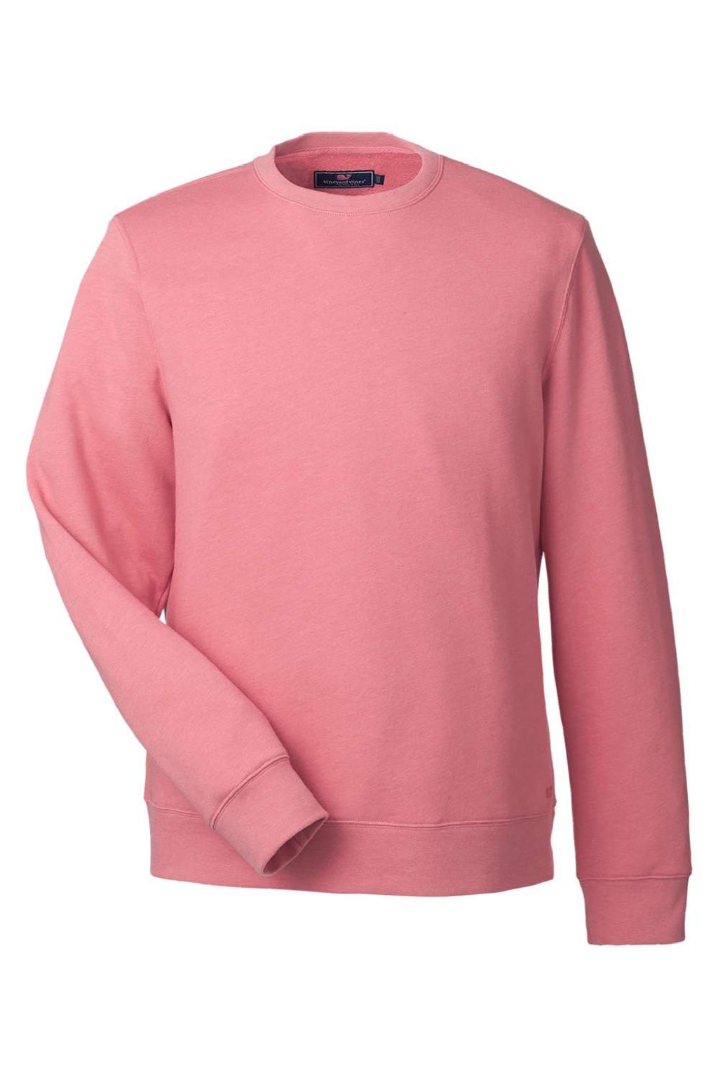 Vineyard Vines K002711 Mens Garment Dyed Crewneck Sweatshirt Jetty Red Flat Front