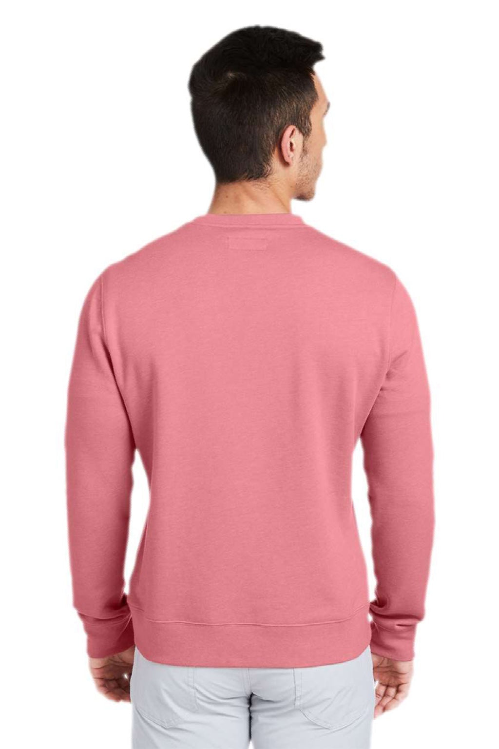 Vineyard Vines K002711 Mens Garment Dyed Crewneck Sweatshirt Jetty Red Model Back