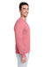 Vineyard Vines K002711 Mens Garment Dyed Crewneck Sweatshirt Jetty Red Model Side