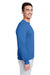 Vineyard Vines K002711 Mens Garment Dyed Crewneck Sweatshirt Kingfisher Blue Model Side