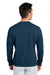 Vineyard Vines K002711 Mens Garment Dyed Crewneck Sweatshirt Vineyard Navy Blue Model Back