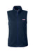 Vineyard Vines O001411 Womens Mountain Sweater Fleece Full Zip Vest Vineyard Navy Blue Flat Front
