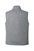 Vineyard Vines K002713 Mens Mountain Sweater Fleece Full Zip Vest Heather Grey Flat Back