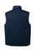 Vineyard Vines K002713 Mens Mountain Sweater Fleece Full Zip Vest Vineyard Navy Blue Flat Back